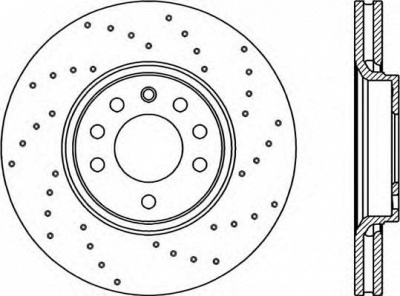 OPEN PARTS bdrs199025 -  Тормозной диск